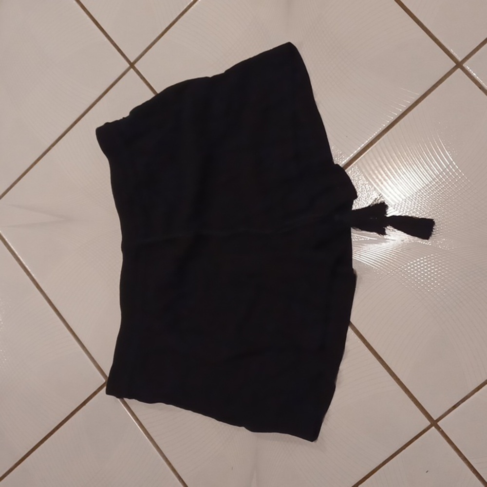 4/$40 Black Shorts With Drawstring Tassels - Size 12